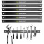 EMHAP© Lot de 6 outils pour barre magnétique - Extra puissant - 46 cm - Outil de support magnétique universel - Organiseur prati