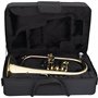 Classic Cantabile FL-26L bugle trompette - Accordé en si bémol, coulisse à détente, 3 clés à eau - Embouchure et trompettes inst