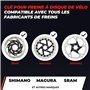 Optio Cycle Ecarteur de Piston de Frein – Rectifieuse Disque de Frein pour Un Réglage Précis | Ecarteur Piston de Frein Velo | R