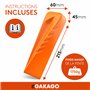 Gakago Coin à fendre pour Le Bois - Coin à fendre Rotatif Puissant avec Un Fort Effet de fendage - Coin à fendre forgé en Acier 