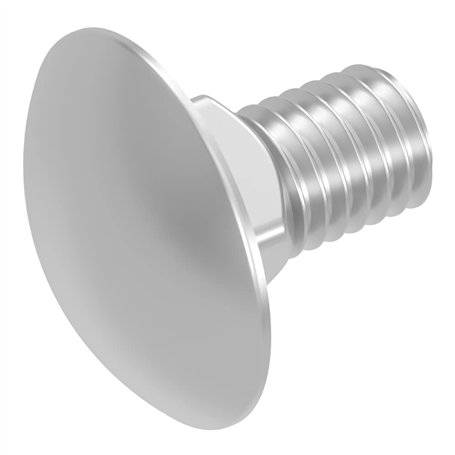 SECCARO Lot de 20 vis de serrure M6 x 12 mm