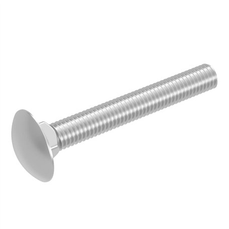 SECCARO Lot de 20 boulons de carrosserie M6 x 45 mm