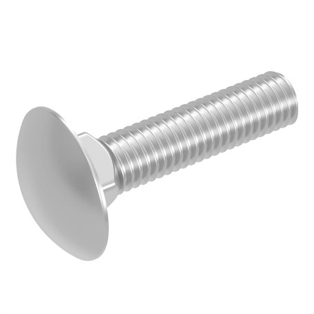 SECCARO Lot de 20 boulons de carrosserie M12 x 55 mm