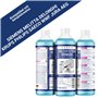 Lot de 3 flacons de 1000 ml de nettoyant concentré pour système de lait pour machine à café, mousseur à lait, nettoyant à lait, 