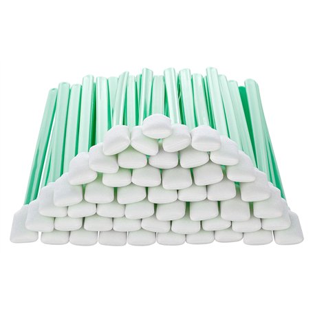 Lot de 50 bâtonnets de nettoyage en mousse antistatique pour têtes d'impression