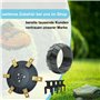 Lot de 2 protections de roue XL compatibles avec Gardena Sileno Life City - Profil de tondeuse robot - Augmentation de la tracti