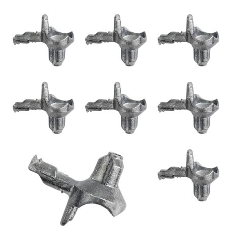 Taquet étagère 131372 compatible avec IKEA BILLY Fixation Support étagère Rechange Série actuelle 3 mm (8 pièces)