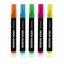 Marqueurs Textile Fluorescents | Feutres Textile Fluo | Couleurs UV brillent sous une lampe UV | Pour Tshirt, Habits Bébé, Chaus