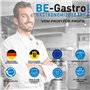 BE-GASTRO I Profi Premium Douchette de vaisselle professionnelle avec robinet, robinet industriel, douchette industriel, mitigeu