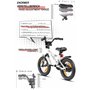 PROMETHEUS BICYCLES Velo Enfant 4 Ans - vélo Fille 14 Pouces a Roulette pour 3 a 5 Ans - Petite Princesse en Blanc