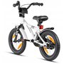 PROMETHEUS BICYCLES Velo Enfant 4 Ans - vélo Fille 14 Pouces a Roulette pour 3 a 5 Ans - Petite Princesse en Blanc
