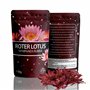 Fleurs de lotus 50 g | Fleurs entières rouges | Naturelles et non traitées | Qualité supérieure