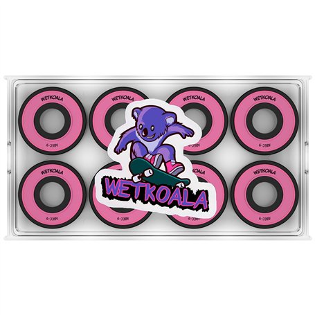 WETKOALA Roulements à billes ABEC-9 en céramique (8 pièces) pour skateboard