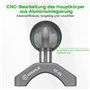 FANAUE Base de montage en U pour guidon en alliage d'aluminium avec boule en TPU de 1", compatible avec les supports RAM de tail
