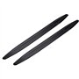 Hypersonic Jeu de bandes de protection de pare-chocs 350x28mm - Auto-adhésif - Noir - Jeu de 2 pièces