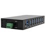 EXSYS EX-11237HMS-2 Kit HUB USB 3.2 Gen 1 à 7 Ports pour Rail DIN