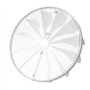 Ø 125mm Clapet Anti-retour pour Ventilateur Mural/Clapet Anti-retour pour Tuyau de Ventilation - Plastique - Blanc