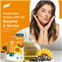 Himalaya Sun Protect Baume à lèvres avec SPF 50 et protection contre les rayons UVA, protège vos lèvres des dommages causés par 