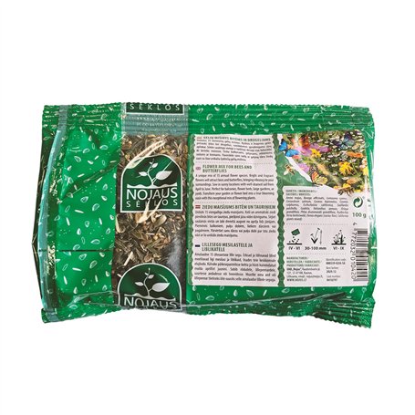 Nojus - Mélange de graines pour fleurs annuelles (100 g) - 15 variétés pour un spectacle de couleurs éclatantes - 15 paquets de