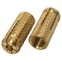 SKIR'CO Lot de 10 chevilles en laiton M14 x 42 mm