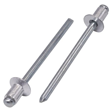 SKIR'CO (100 pièces) Rivets aveugles en aluminium à tête fraisée 4