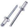 SKIR'CO (50 pièces) Rivets aveugles à tête fraisée en aluminium 4.8 x 10 mm Mandrin en acier Rivets pop