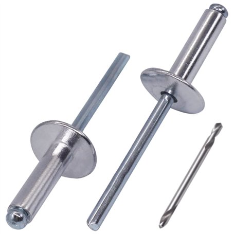 SKIR'CO (30 pièces) Rivets Aveugles à Grande Bride en Aluminium 5
