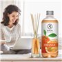 Recharge de Diffuseur Orange 500ml - Diffuseur de Parfum d'Ambiance à l'Huile Essentielle d'Orange Naturelle - Idéal pour Aromat
