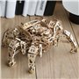 UGEARS Hexapod Explorer Puzzle 3D - Kits de modèle de Robot araignée mécanique Cadeau de fête des pères pour Adultes Puzzles en 