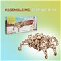 UGEARS Hexapod Explorer Puzzle 3D - Kits de modèle de Robot araignée mécanique Cadeau de fête des pères pour Adultes Puzzles en 