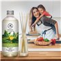 Recharge pour Diffuseur de Parfum 500ml - Arôme Lemongrass-Tea - Fragrance Fraîche et Durable - Diffuseur Parfum Maison - Parfum