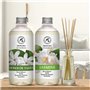 Recharges Diffuseur Roseaux de Monoï de Tahiti & Jasmin - 2 x 500 ml - Parfum Ambiance - Desodorisant Maison - Diffuseur de Parf