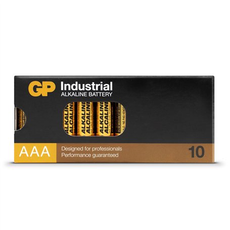 GP Industrial GP LR03 Lot de 10 Piles alcalines AAA pour Usage Industriel 1