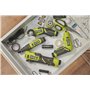 Ryobi - Tournevis 4V - 1,3 Ah - 5 Nm - 2 vitesses - Quick Turn pour faciliter le travail dans les endroits difficiles d'accès - 