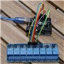 ELEGOO Module Relais 5V DC 8 Canaux avec Optocoupleur 8-Channel Relay Module pour Mega 1280 DSP Arm PIC AVR STM32