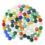 100pcs Perles Rondes de Pierres Précieuses Naturelles Perles de Bracelet Collier Accessoires Décoratifs pour Fabrication de Bijo