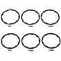 6pcs Vélo Volant Rondelle Entretoise Cassette Casque Joint Vélo Pédalier Essieu Rondelle Joint pour VTT Vélo de Route 1mm 1.5mm