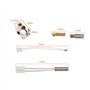 OTOTEC 1 kit d'extrudeuse pour imprimante 3D - Buse de blocage thermique 24 V 64 W - Kit de remplacement pour thermistance Artil