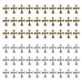 EMSea 60pcs Croix Nail Art Charms en Métal 3D Punk Ornements d'ongles pour Manucure Nail Art Artisanat DIY Accessoires Décoratio