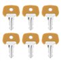 EMSea 6pcs 701 Clés d'allumage 701/28520480 Compatible avec Jungheinrich Chariot Élévateur Transpalette Équipement Lourd Accesso