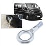 EMSea Crochet de remorquage de Voiture 1348135080 674417 Compatible avec Relais Boxer Ducato Voiture Heavy Duty Court Attelage P