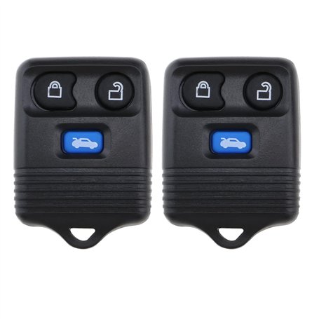 EMSea 2 Pièces deTélécommandes à 3 Boutons 433 MHz pour Clé de Voiture Compatible avec Ford Transit MK6 2000-2006 et Connect Van