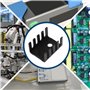 EMSea 10 Pièces Kit D'installation de Dissipateur Thermique pour Transistor en Alliage D'aluminium TO220 19x14x10mm Ouverture 3m