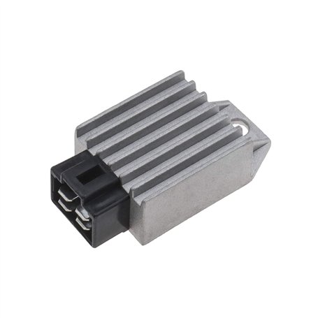 YINETTECH 12V Redresseur de Régulateur de Tension à 4 Broches Compatible pour Moteur GY6 50cc 125cc 150cc Vélomoteur Scooter VTT
