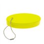 YINETTECH 3PCS Flottant Porte-Clés Glow Ovale Forme Jaune Mousse Porte-clés Sport Nautique Léger Clé Accessoires pour Surf Natat