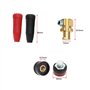 YINETTECH 8 Pièces Connecteur de Panneau de Câble de Soudage TIG Fiche et Prise DKZ35-50/DKJ35-50 Connecteur Rapide de Câble de 