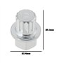 YINETTECH 1 Clé de Retrait de Vis d'écrou de Roue Antivol T40004-ABC3 ABC-3/14PT 29,1 X 23,4 Mm Compatible avec VW pour Le Retra