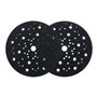 VGOL 2pcs 150mm Tampon d'interface Éponge Douce Tampon de Ponçage Disque de Ponçage Tampons de Support 70 Trous pour Disques de