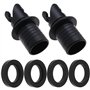 VGOL 2 Set Connecteur de Valve d'air de Kayak Connecteur de Tuyau Pompe de Kayak Adaptateur de Valve d'air Remplacement pour Bat