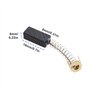 VGOL 2 Paires de Balais de Charbon Moteur Compatible avec Hitachi Compatible avec Makita Compatible avec Milwaukee Compatible av